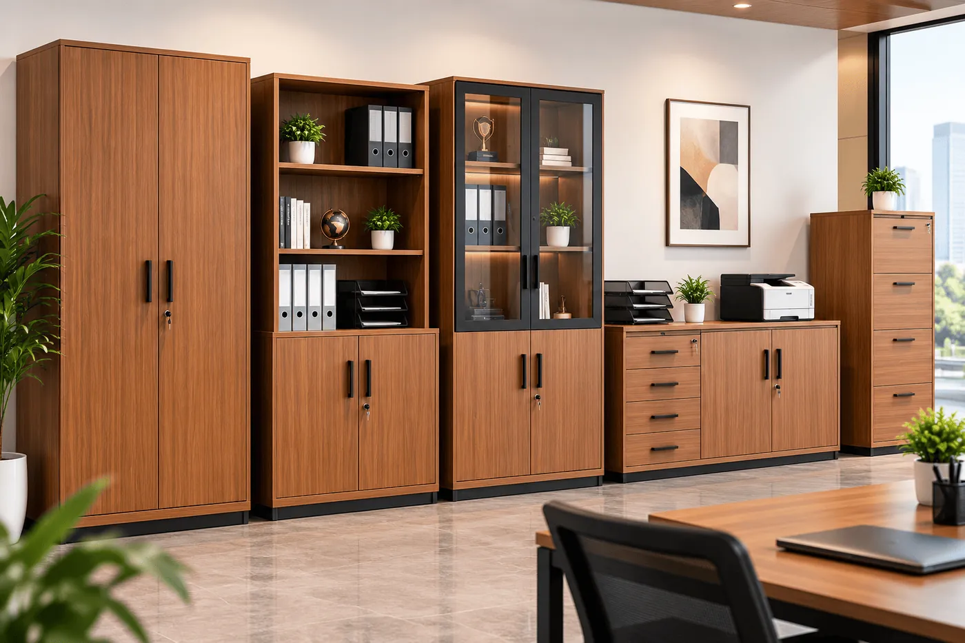 Wooden Filing Cabinet